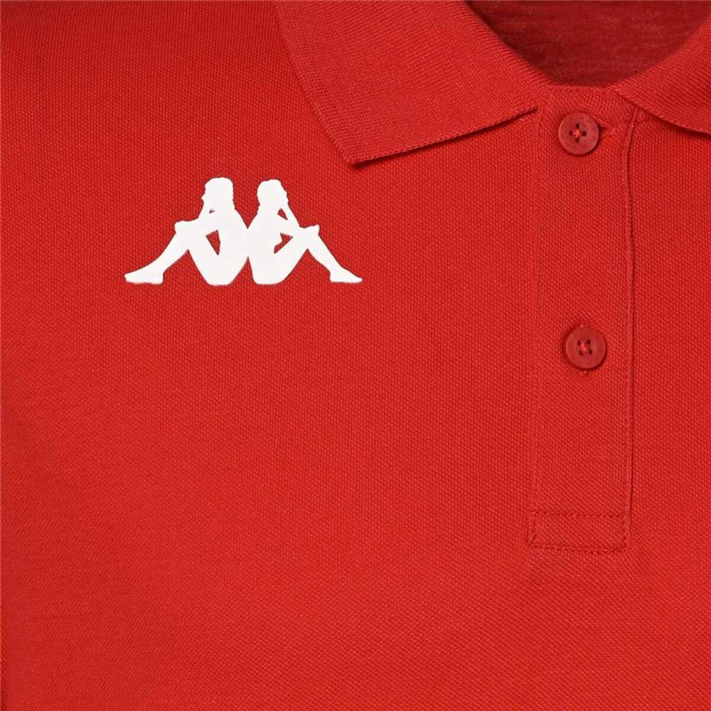 Men’s Short Sleeve Polo Shirt Kappa Kappa Barli Red 4XL