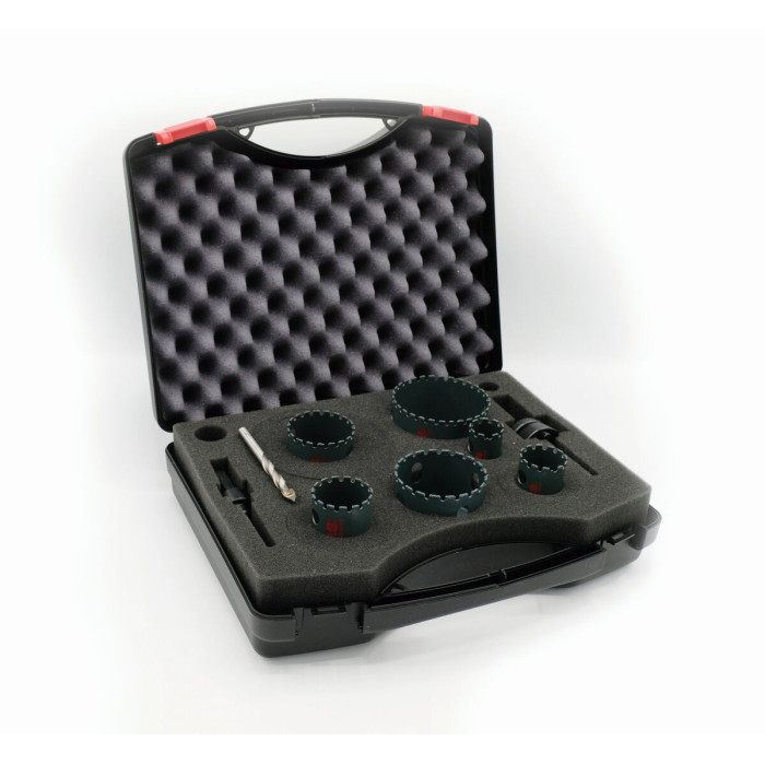 Holesaw set MP.S 7530 Ø 22 mm Ø 35 mm Ø 44 mm 8 Pieces