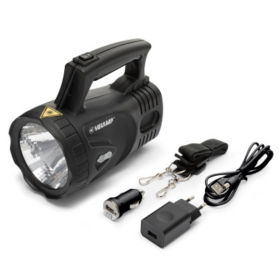 Rechargeable LED Handheld Spotlight Velamp ICARO 3 W 170 LM
