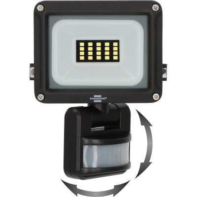 LED spotlight Brennenstuhl JARO D 10 W 1150 Lm Black Motion Detector (6500 K)