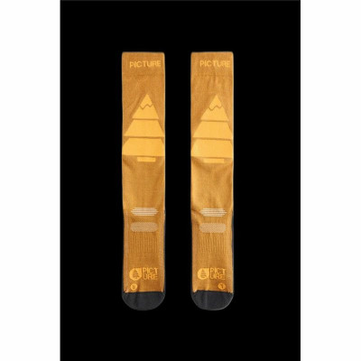 Sports Socks Picture Wooling  Orange