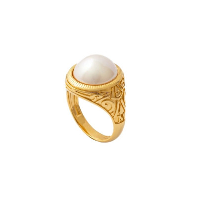 Ladies' Ring Majorica 17218.01.1.919.010.1 Golden
