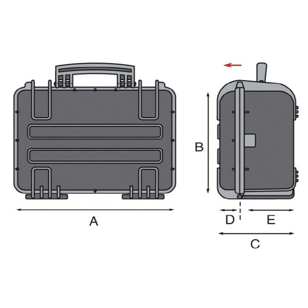 Tool Case GT Line GT 52-21 PEL PVC Steel polypropylene