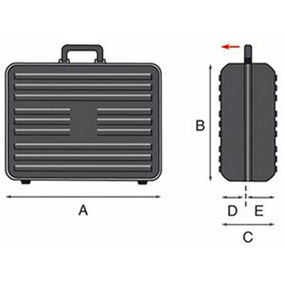 Tool Case GT Line Aluminium polypropylene