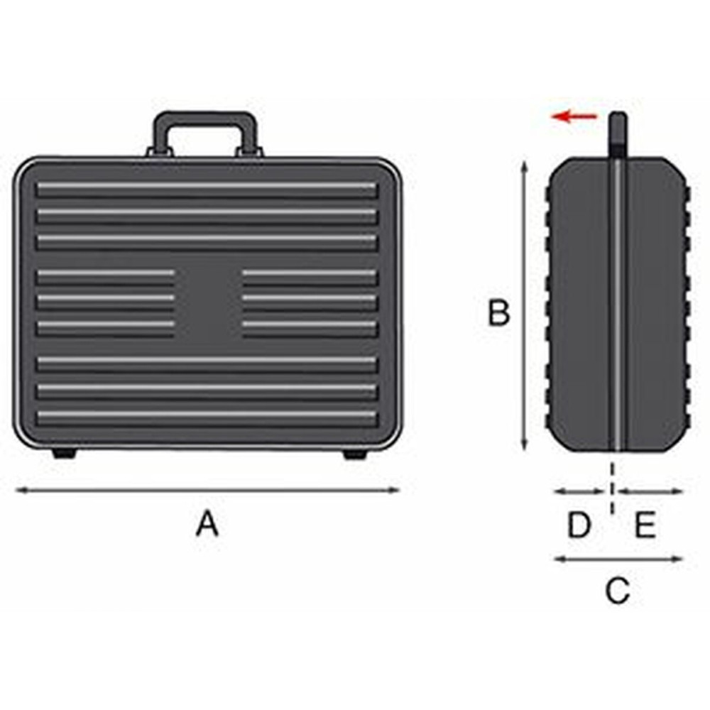 Tool Case GT Line Aluminium polypropylene