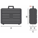 Tool Case GT Line Aluminium polypropylene