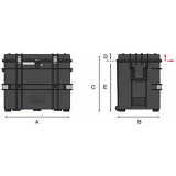 Toolbox GT Line ALL IN ONE Foam Steel polypropylene Plastic