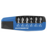 Precision screwdriver WITTE Ratchdrive Bit set