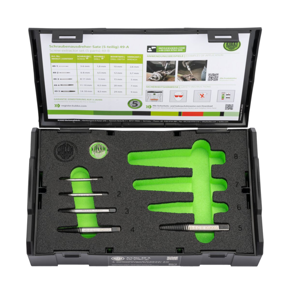 Extractor Set KUKKO 3-24 mm