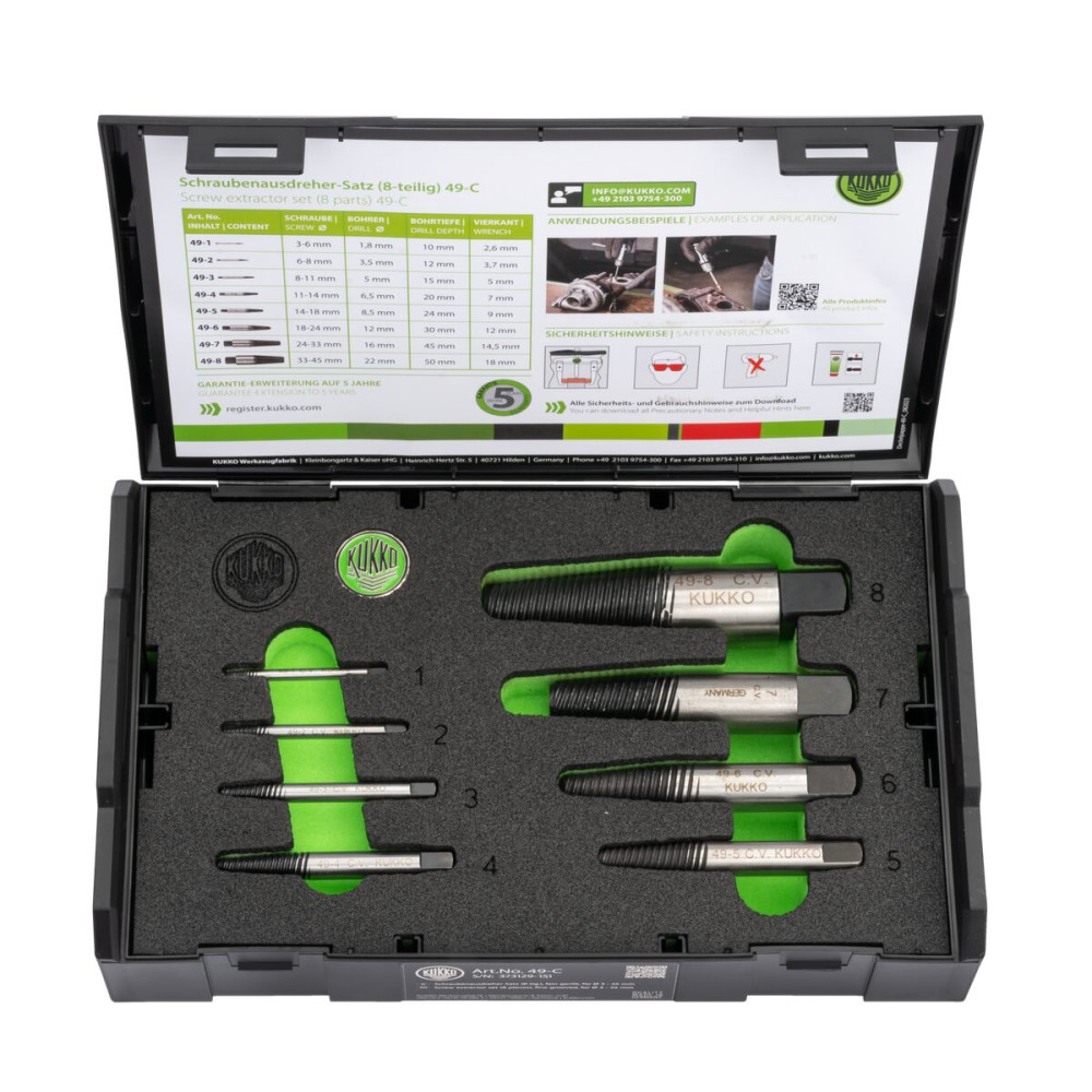 Extractor Set KUKKO 3-24 mm