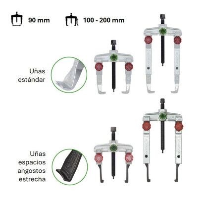 Extractor Set KUKKO 2 Legs
