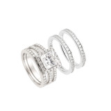 Ladies' Ring Diamonfire 6117491082165 Silver 16,5