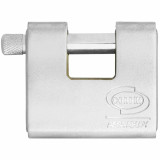 Key padlock CORBIN Rectangular Metal Brass Steel Armored