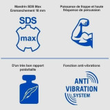 Perforating hammer Scheppach AB1500X 1300 W