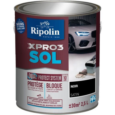 Primer Paint Ripolin Black Satin finish