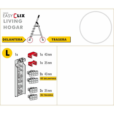 Ladder plugs Hailo 9947-00