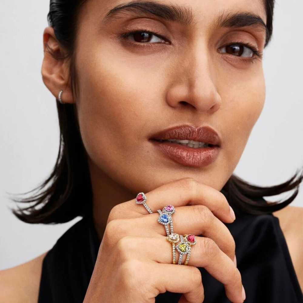 Ladies' Ring Pandora 198421C05-60 20 Silver