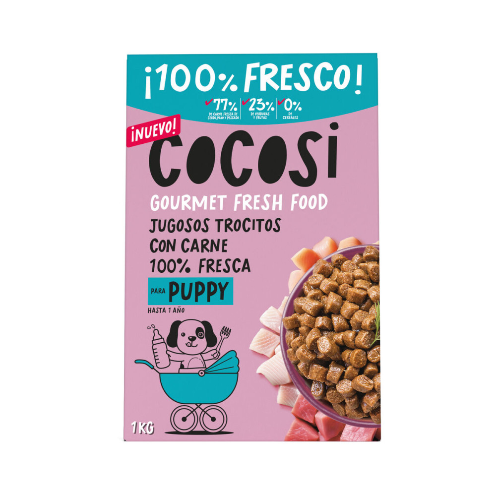 Wet food Cocosi Gourmet Fresh Food  Puppy Pig 1 kg 8 Units