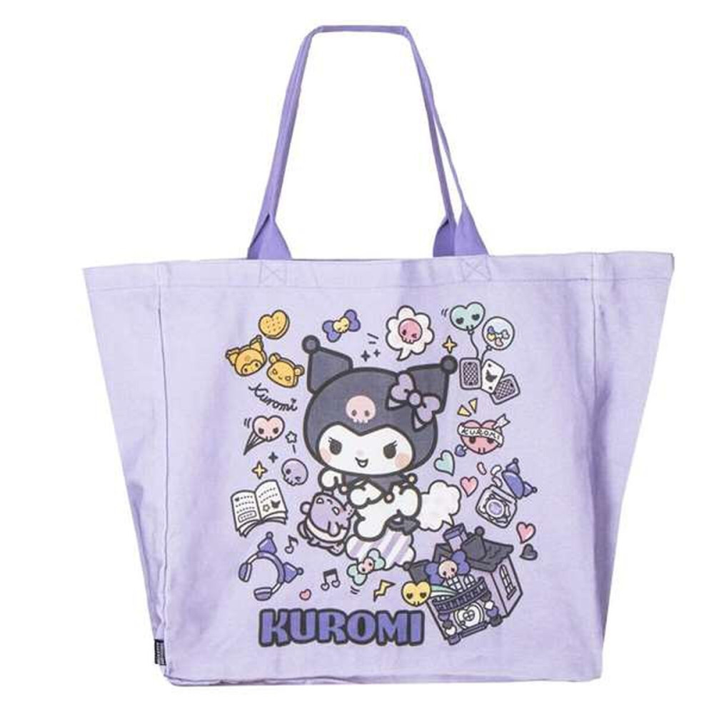 Shopping Bag Hello Kitty Kuromi  Lilac 48 x 43 x 17 cm