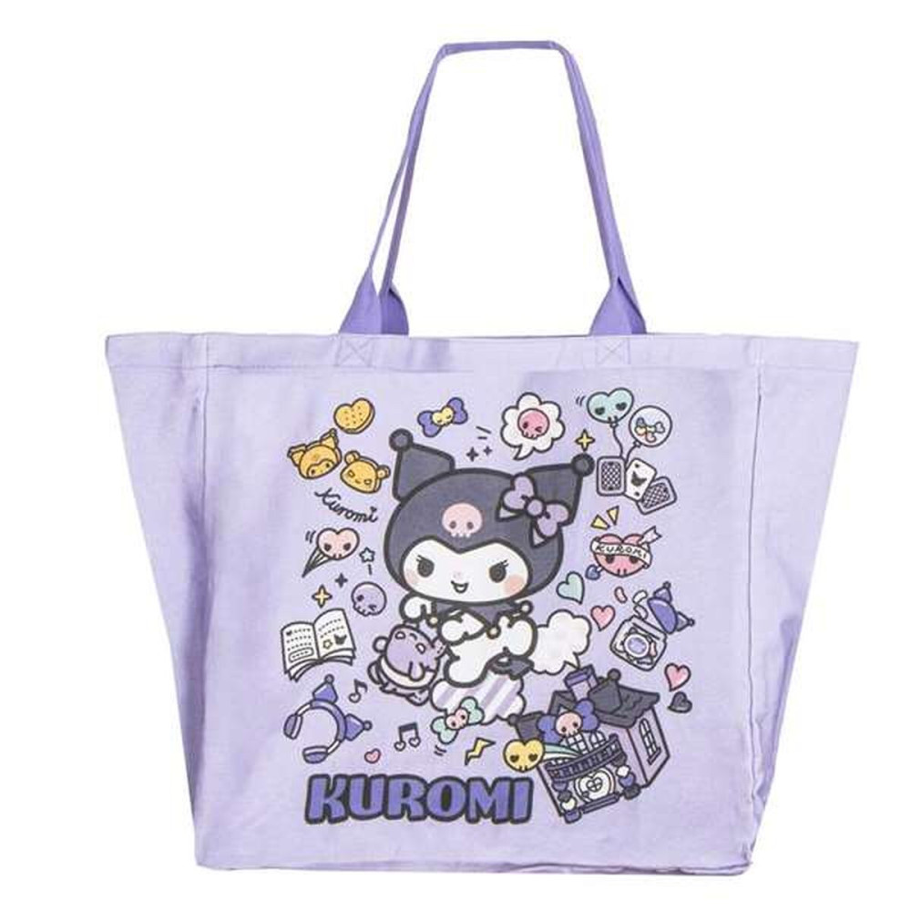 Shopping Bag Hello Kitty Kuromi  Lilac 48 x 43 x 17 cm