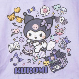 Shopping Bag Hello Kitty Kuromi  Lilac 48 x 43 x 17 cm
