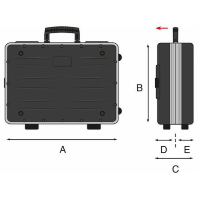 Tool Case GT Line Revo21 polypropylene
