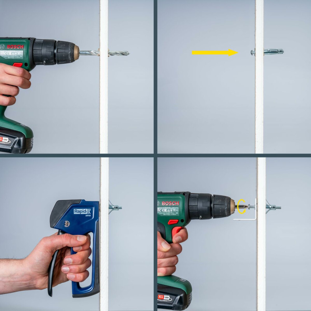 Placement tool for plaster, drywall and hollow walls Rapid XP30 5001539