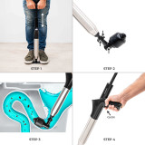 High-Pressure Compressed Air Plunger with Accessories and 5-in-1 Pressure Gauge Jetpro InnovaGoods