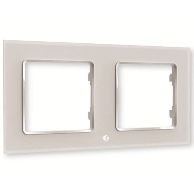 Light switch surround Shelly WF2_WHITE White Plastic Wall mounting