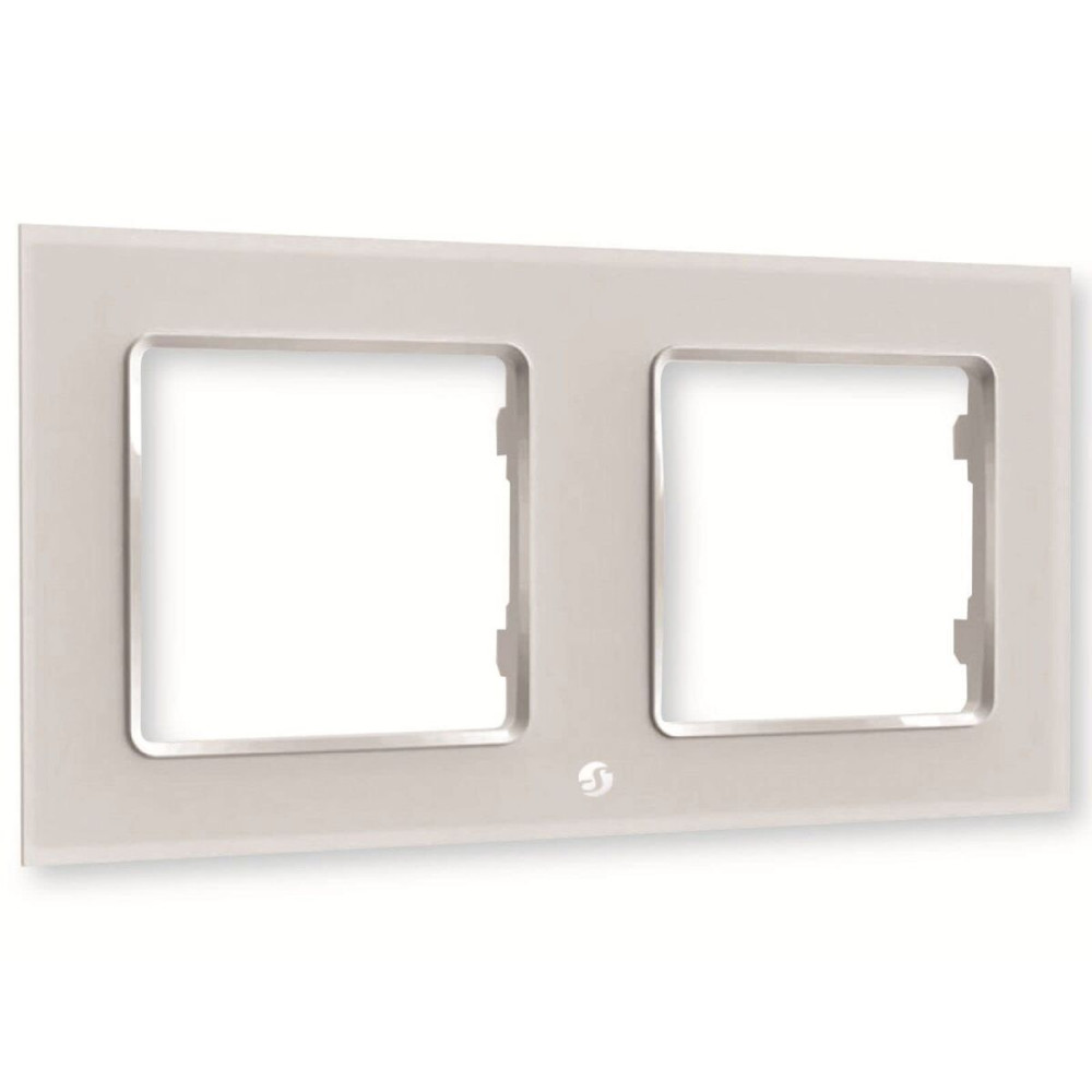 Light switch surround Shelly WF2_WHITE White Plastic Wall mounting