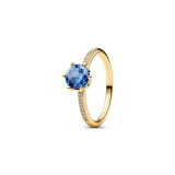 Ladies' Ring Pandora 168289C02-52 Blue Golden