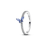 Ladies' Ring Pandora 194269C01-50 Silver Blue
