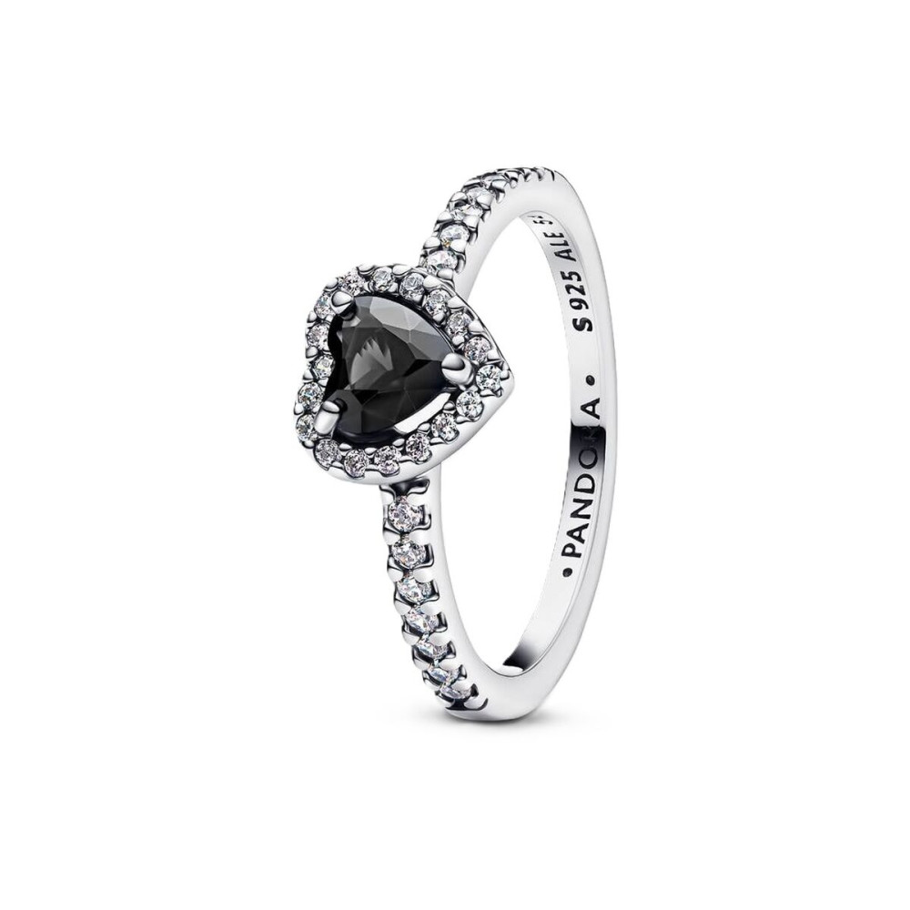 Ladies' Ring Pandora 198421C04-54 Silver Black