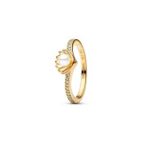 Ladies' Ring Pandora 163654C01-54 Golden