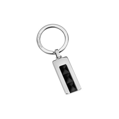 Keychain Morellato SU3081 Black Silver
