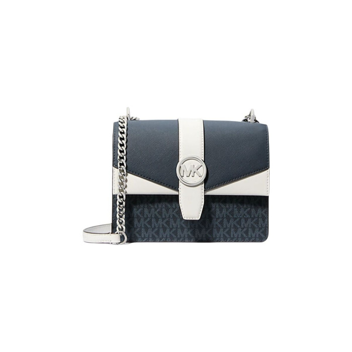 Shoulder Bag Michael Kors VOYAGER Blue 21 x 15 x 8 cm