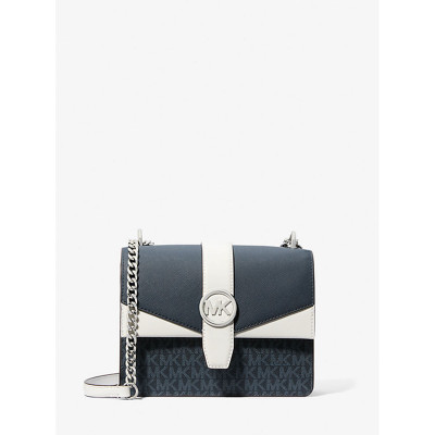 Shoulder Bag Michael Kors VOYAGER Blue 21 x 15 x 8 cm