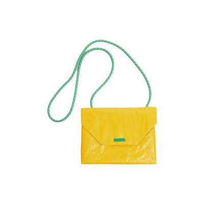 Shoulder Bag Pull & Bear 4046-014-090 Yellow 21,5 x 15,5 cm