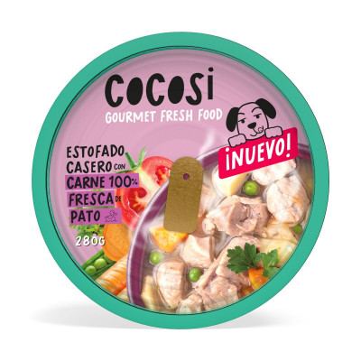 Wet food Cocosi ESTOFADO CASERO Duck 280 g 9Units