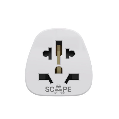 Plug adapter Scape Travel 830DE Plastic