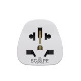 Plug adapter Scape Travel 830DE Plastic