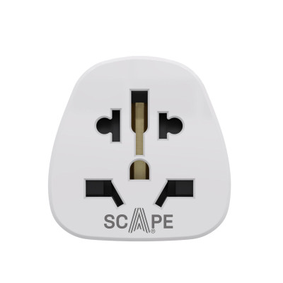 Plug adapter Scape Travel 830US Plastic 10 A