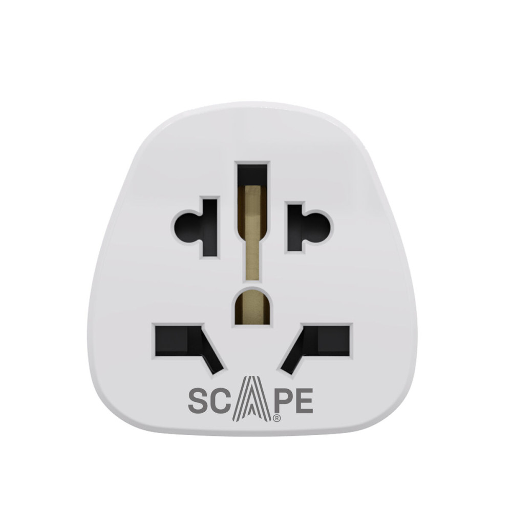 Plug adapter Scape Travel 830US Plastic 10 A