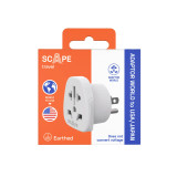 Plug adapter Scape Travel 830US Plastic 10 A