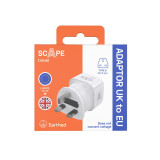 Plug adapter Scape Travel 850UK Plastic 13 A