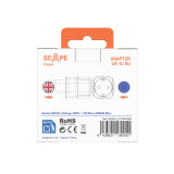 Plug adapter Scape Travel 850UK Plastic 13 A