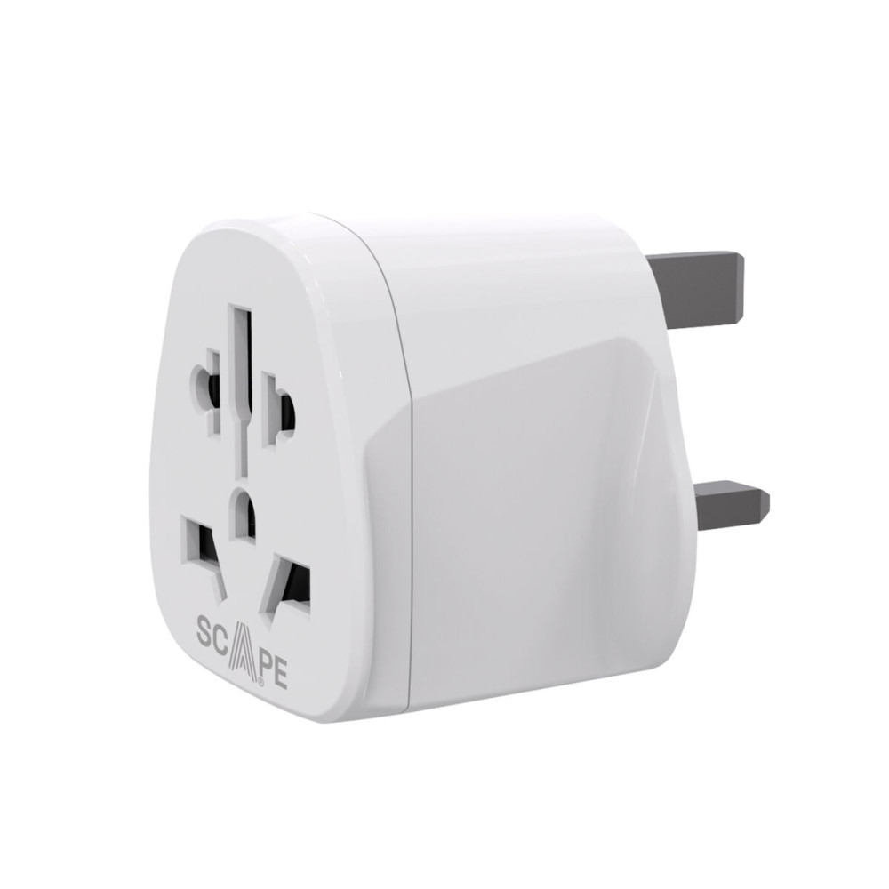 Plug adapter Scape Travel 830UK Plastic 13 A