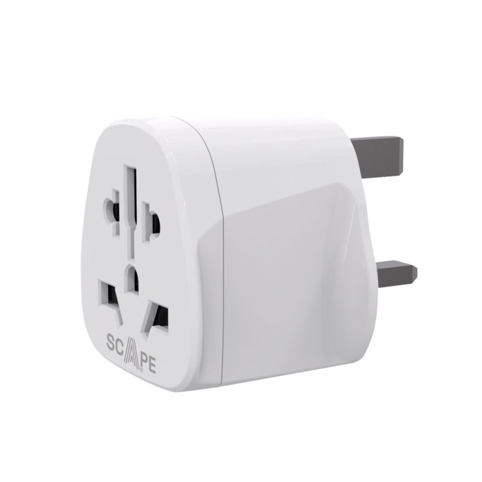 Plug adapter Scape Travel 830UK Plastic 13 A