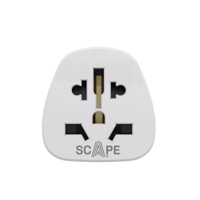 Plug adapter Scape Travel 830UK Plastic 13 A