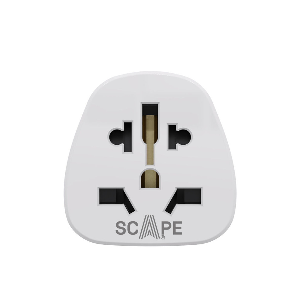 Plug adapter Scape Travel 830UK Plastic 13 A
